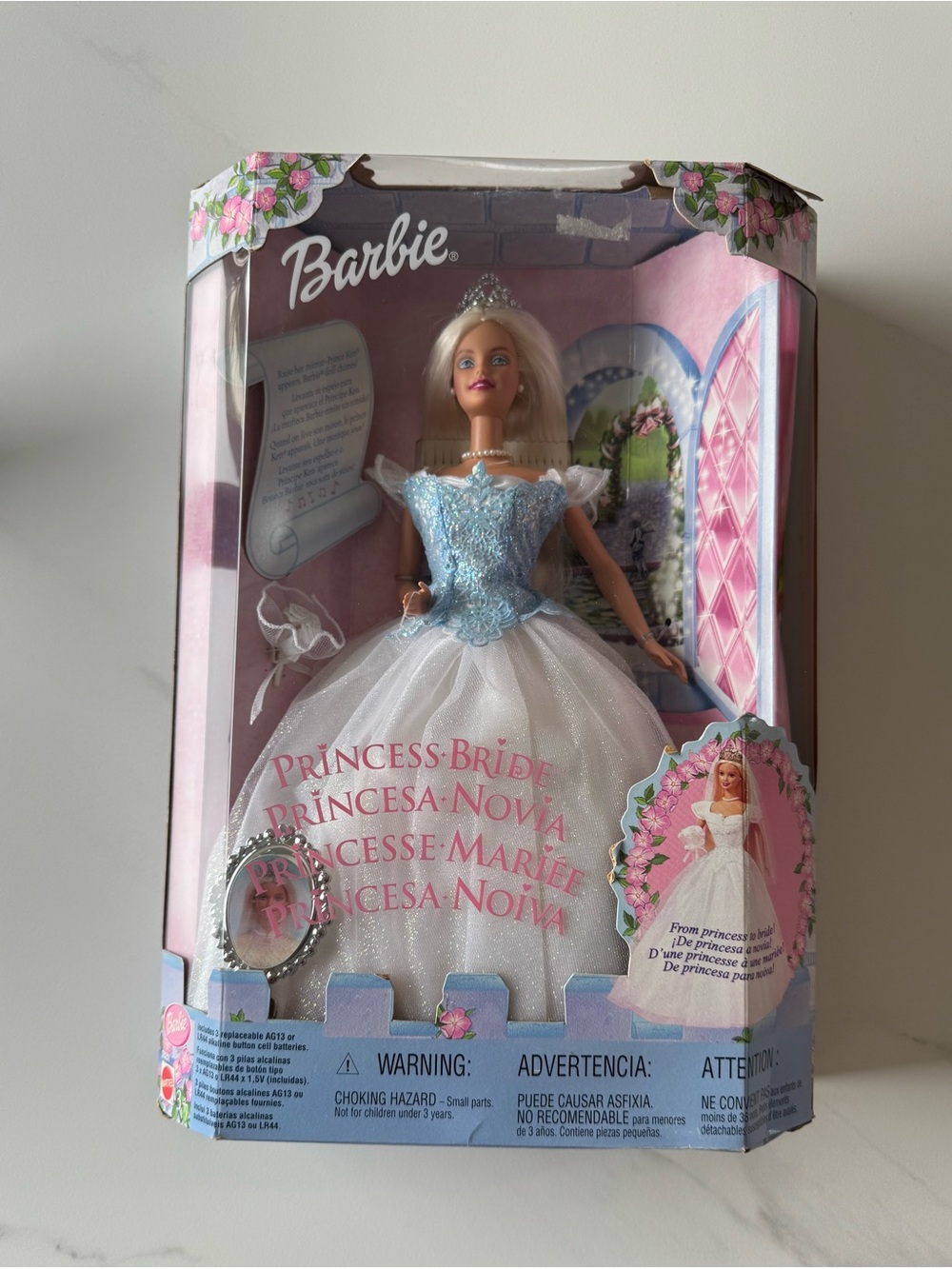 Vintage 2000 Princess Bride Barbie #28251 NRFB Magic Mirror Wedding Doll